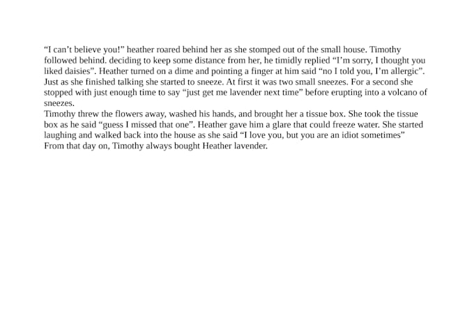 write your short story